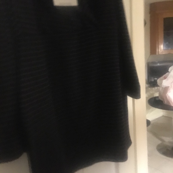 Misguided Navy Blue Pinstriped Dress - Picture 6 of 8